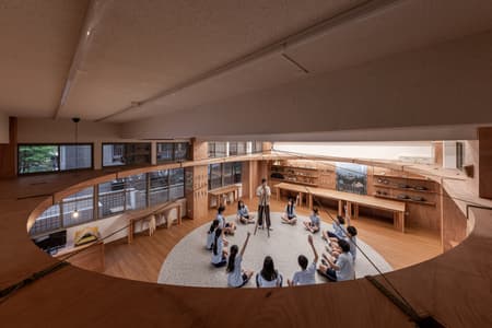 Qingshan Forest Junior High School Classroom